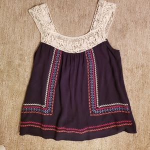 Lovestitch Crocheted Tank Top